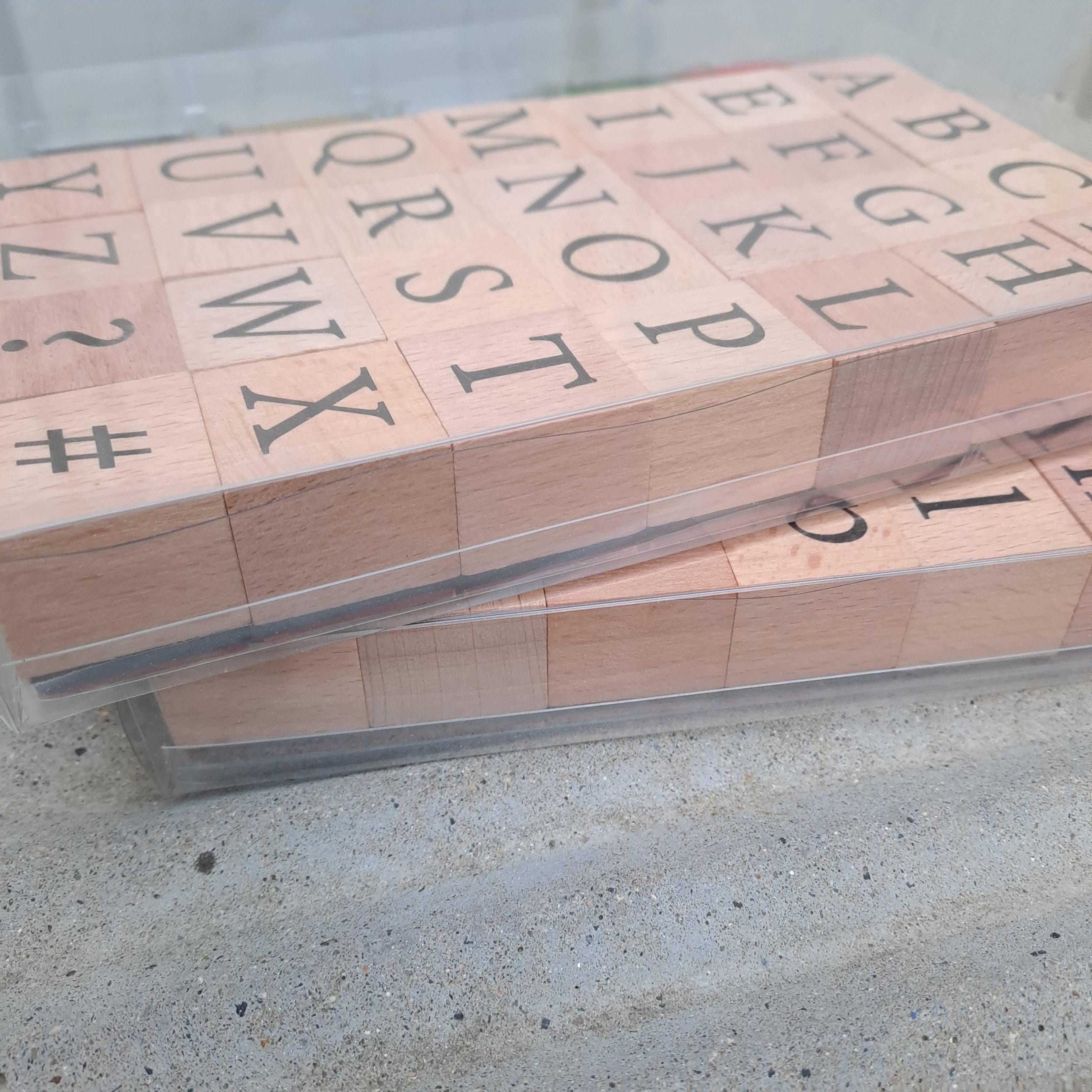 Alphabet Stamp Set 56pce Set, Alphabet Stamps, Craft Stamp Set ...