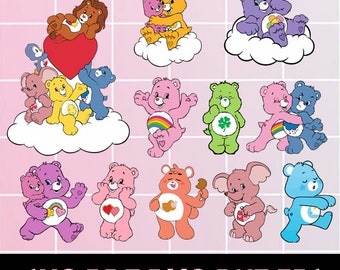 Care Bear Svg Bundle, Care Bear Svg, Care Bear Png, Care Bear Dxf, Care Bear eps, Care Bear Clipart