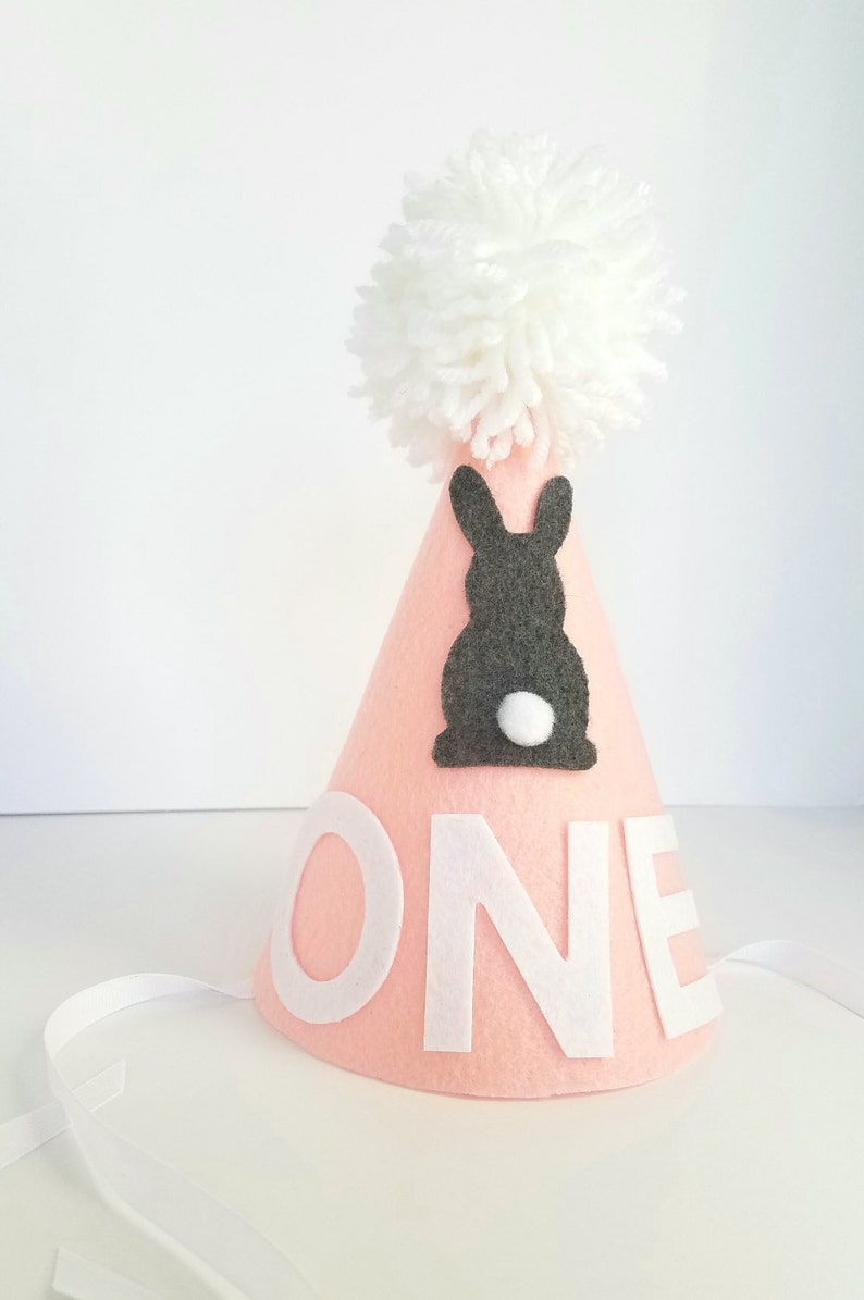 Bunny first birthday hat girl/'s bunny hat pink bunny hat girl/'s first birthday hat