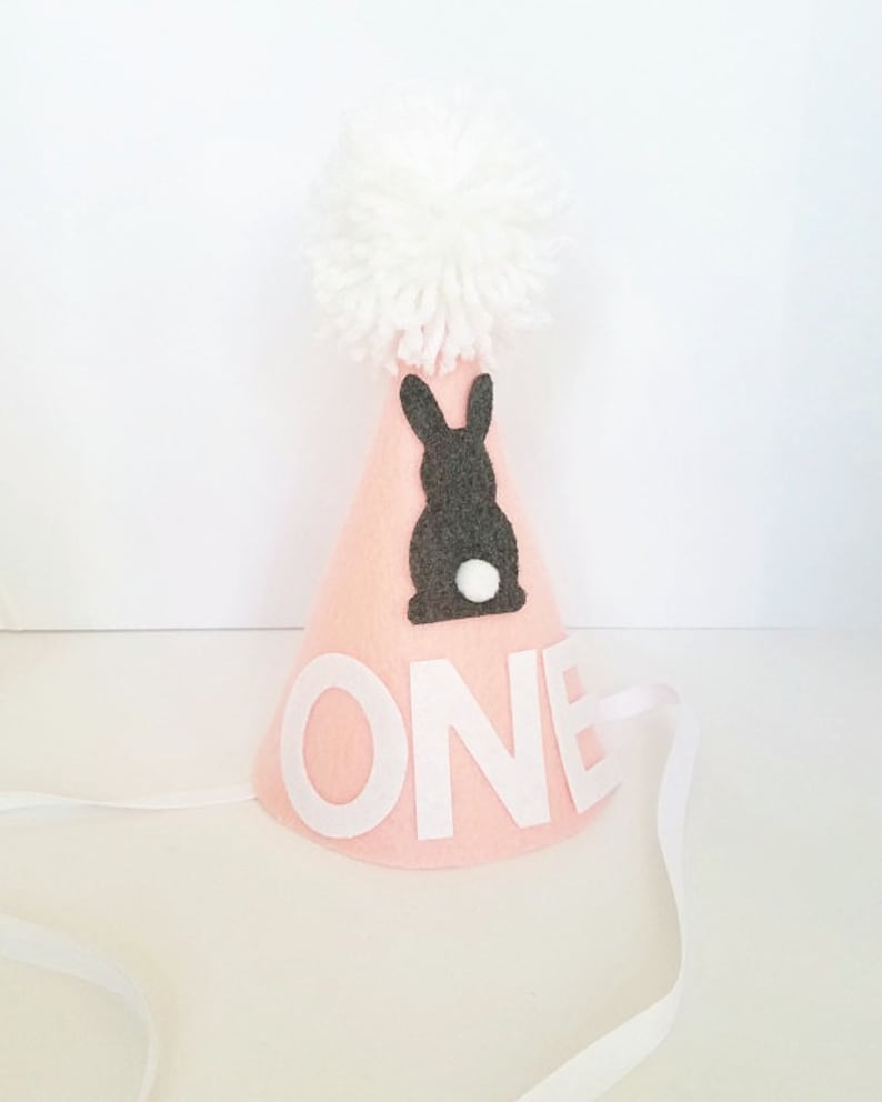 Bunny first birthday hat girl/'s bunny hat pink bunny hat girl/'s first birthday hat