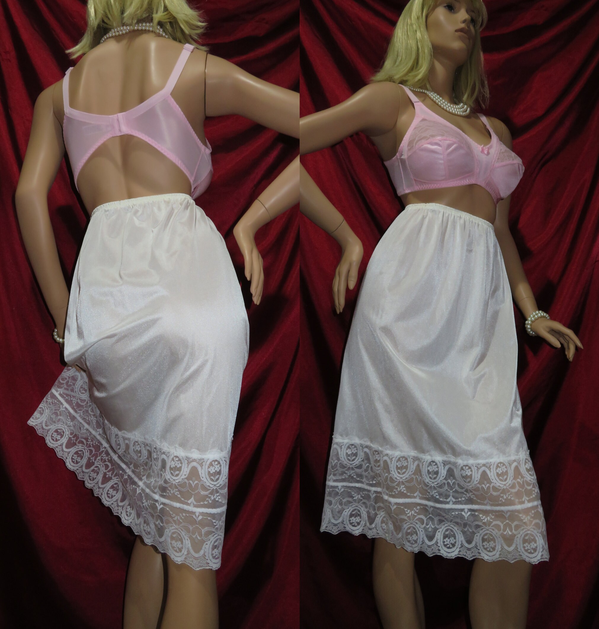 Nylon Half Slip Size 6 USA 12 AU Etsy