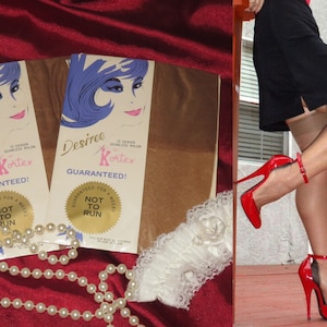 2 Pairs nylon stockings  NOS