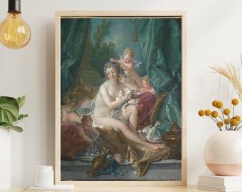 Venus French Painting Matte Vertical Poster, Classical Art Print