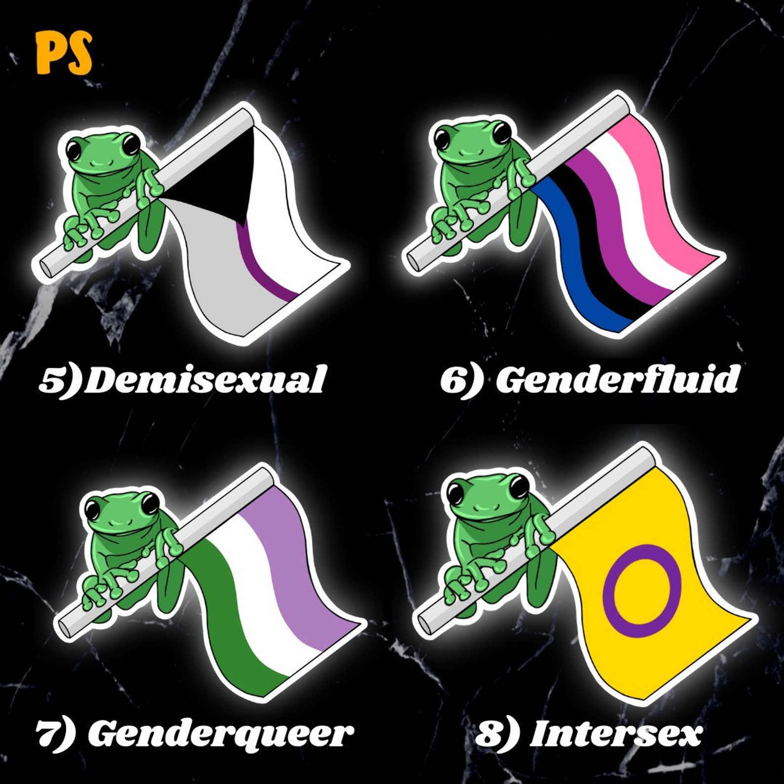 Gay Frogs Sticker waterproof vinyl pride month rights Etsy