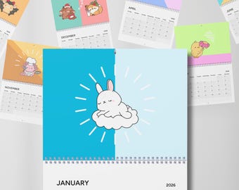 2026 Animal Wall Calendar, Critters Planner