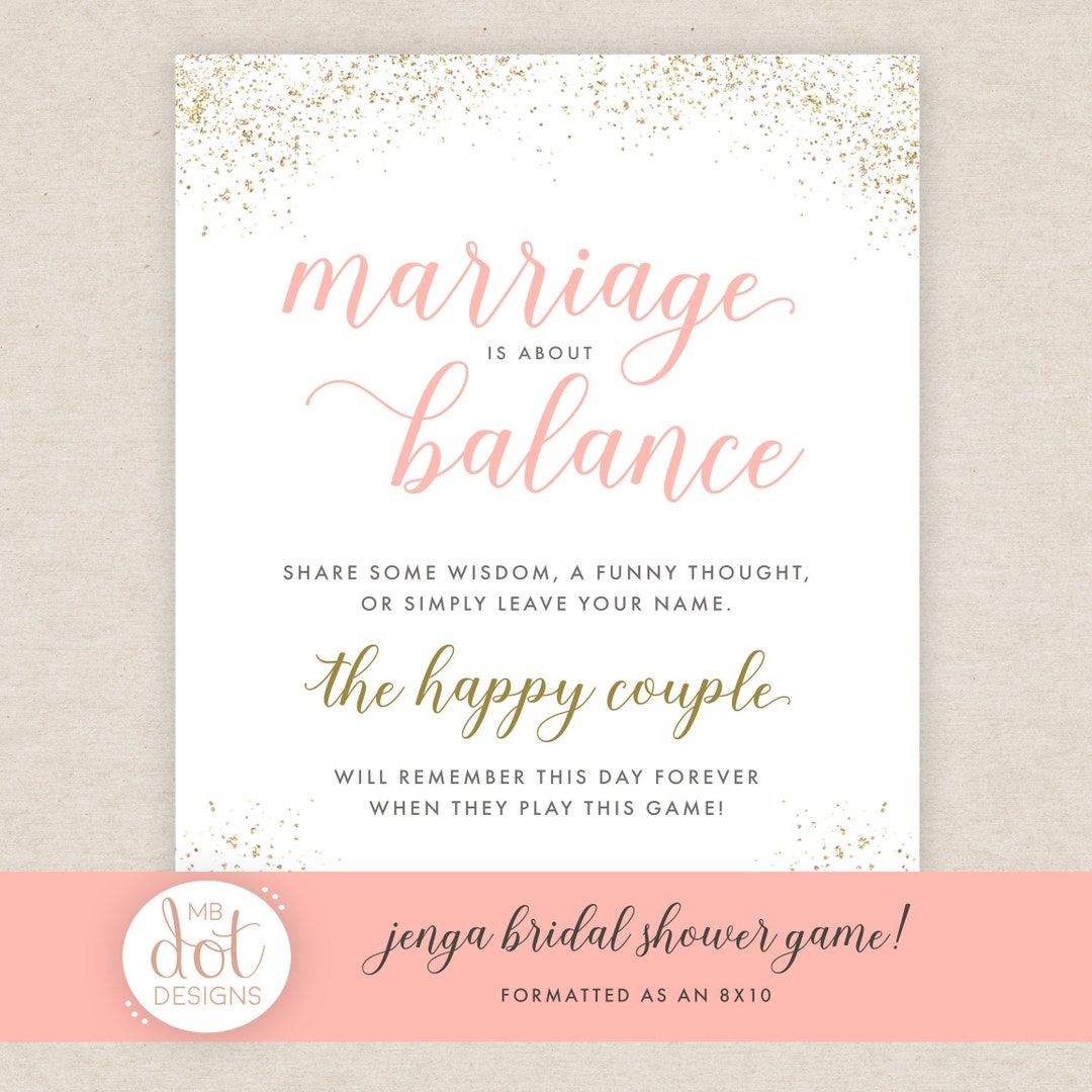 Bridal Shower Jenga Guest Book, Guest Book Sign, Build Memories Sign