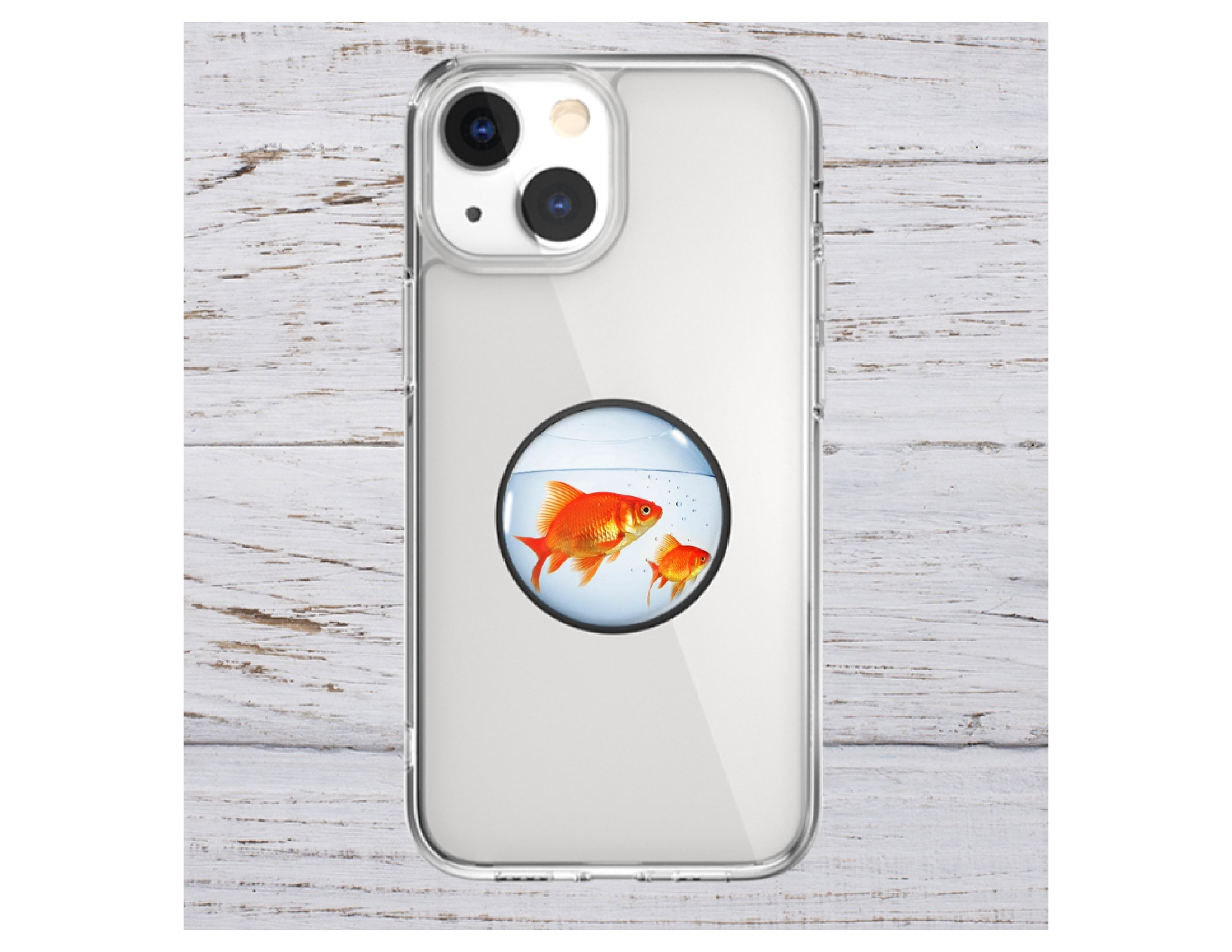 iPhone・スマホケース Society6 Palm tree Smile by Goldfish Kiss Goldfish Image Phone Grip - Etsy