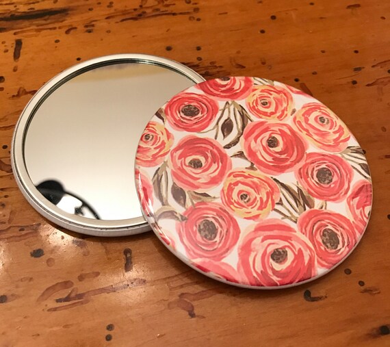 3 1/2 Mid Century Modern Purse Mirror Etsy