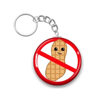 Peanut Allergy Alert Keychain