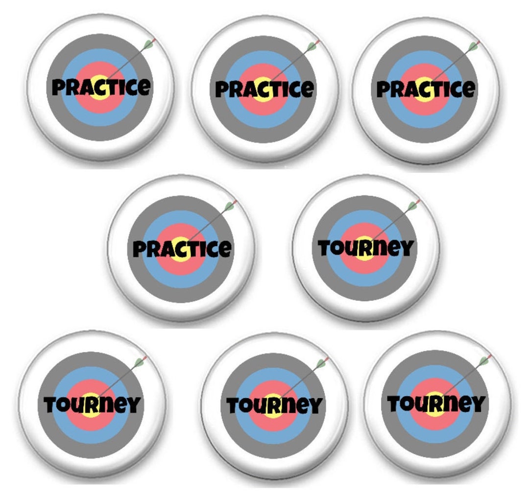 ARCHERY PRACTICE/TOURNAMENT 1 Calendar Expansion Pack Set of 8 Etsy