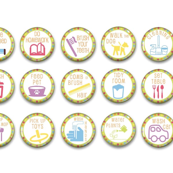 Chore Chart Set Etsy