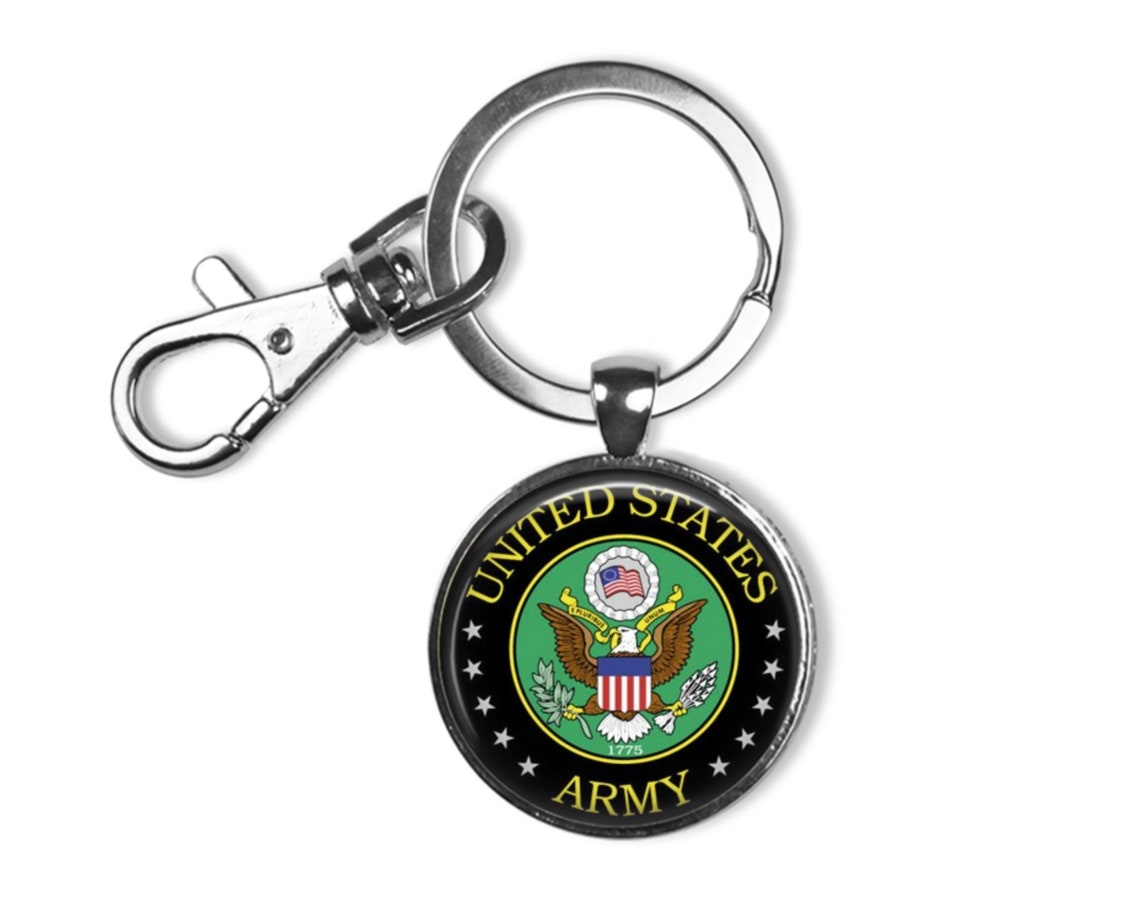 Army Keychain Etsy