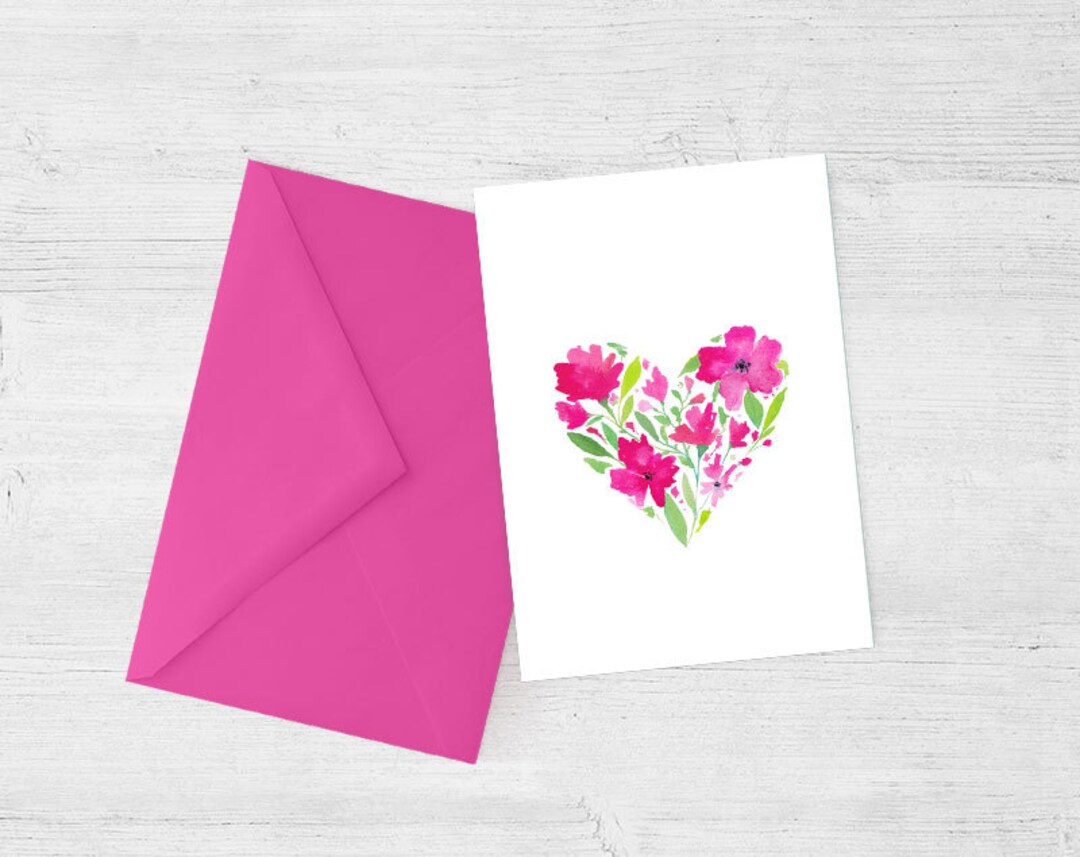 Printable Greeting Card Digital Download Card Love Card Etsy