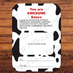 Chic Fila Geschenkkartenhalter, druckbare Geschenkkartenhalter, digitale Geschenkkartenhalter, Geschenkhalter für Lehrer, Danke