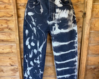 Bleach Black Jeans Etsy