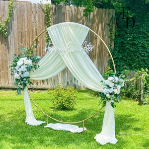 Wedding Flower Arrangement, Ceremony Decor, Artificial Flower, Lush Florals, Wedding Arch, Arbor Decor, White flower arrangement, Faux decor