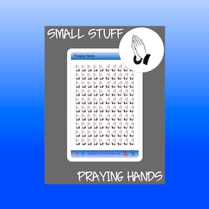 PRAYING HANDS - Stickers for the Passion Planner, Hobonichi, Happy Planner, Erin Condren, Bujo, Kikkik, Filofax and more