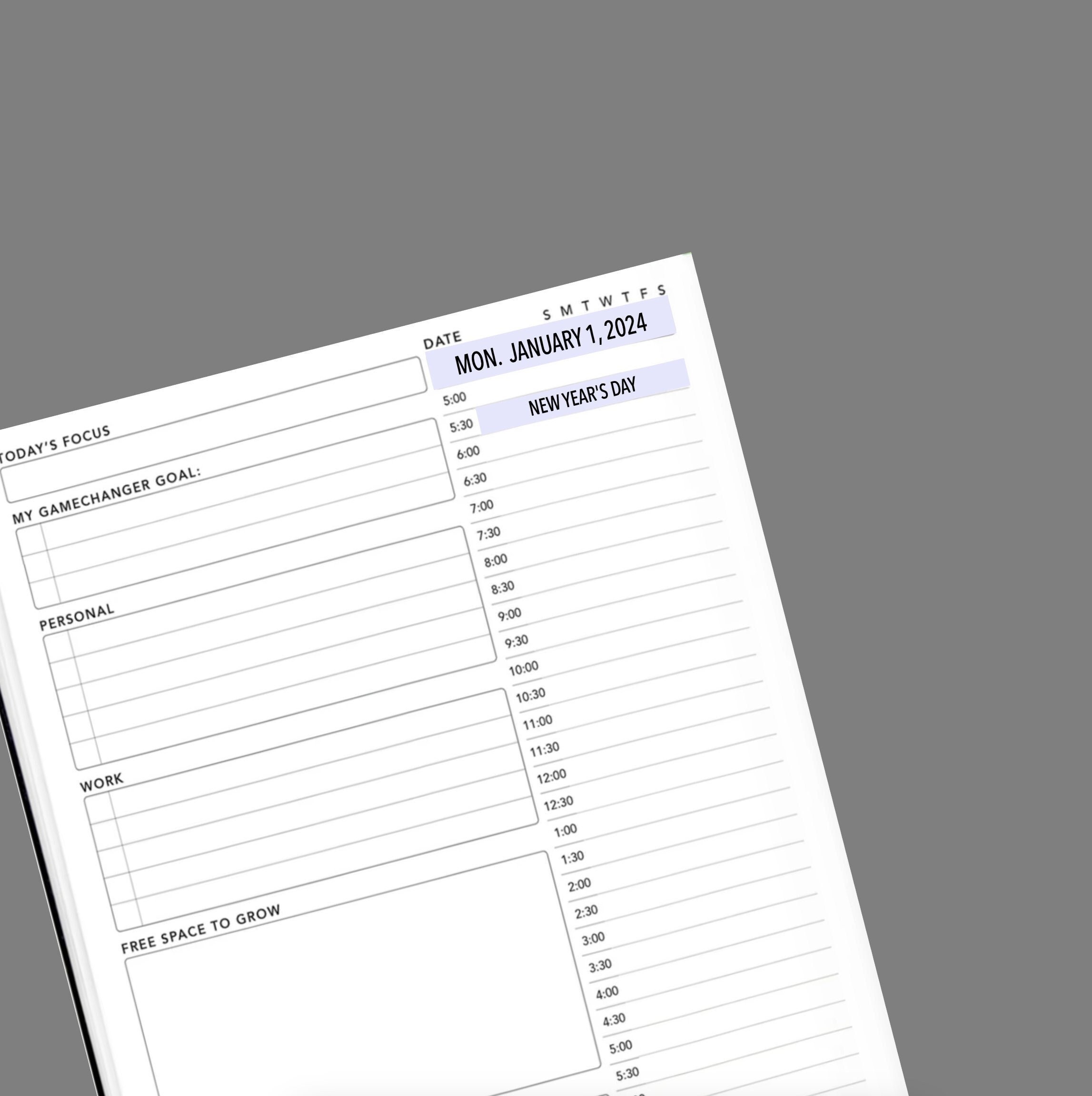 Using The  Hole Punch PU462 With Template For A5 B6 Planners 