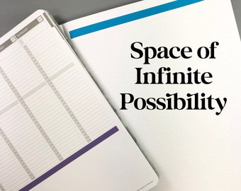 SPACE of INFINITE POSSIBILITY Stickers  - Available in the Passion Planner Weekly and Daily sizes.