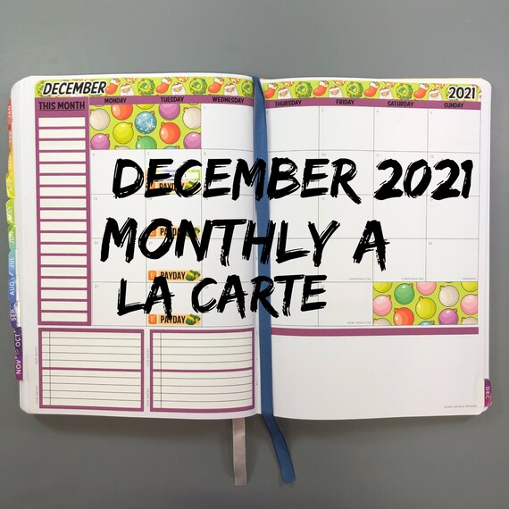December 21 Deco A La Carte Monthly Kit For The Dated Etsy