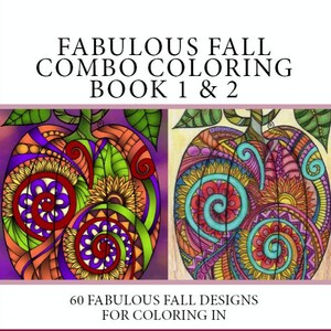 Fabulous Fall Combo Coloring Book 1 & 2 PDF