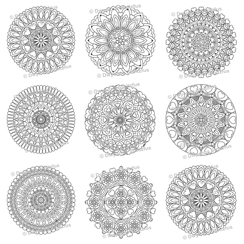Marvelous Mandalas Coloring Book PDF