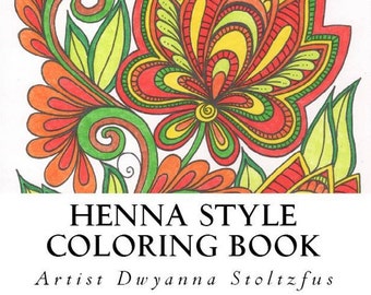 Henna Style Coloring Book