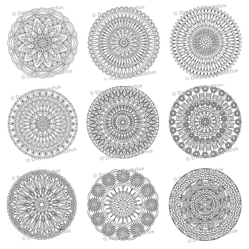 Marvelous Mandalas Coloring Book PDF