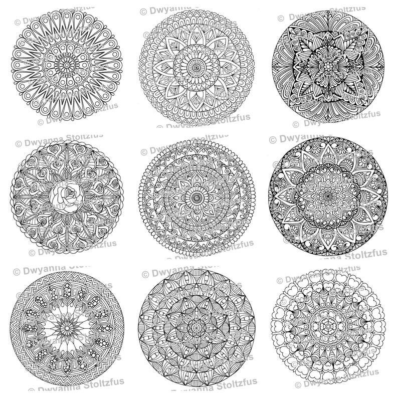 Marvelous Mandalas Coloring Book PDF