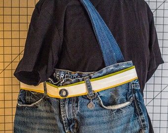 Women's Unique Denim Shoulder Bag