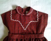 dress girl vintage 3 or 4 years 50 years