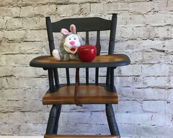 vintage high chair safety