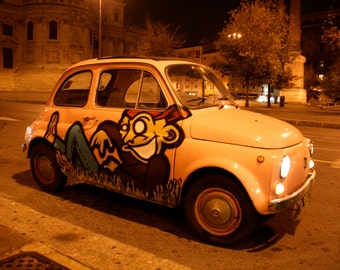 Classic Fiat 500 in Rome