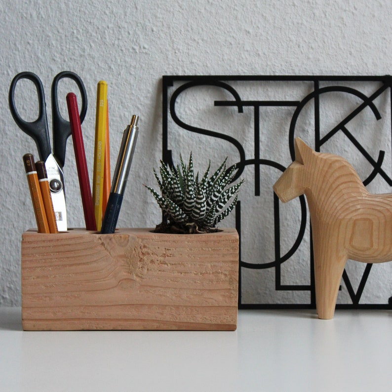 succulent pen holder