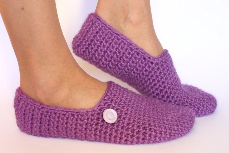Crochet wool slippers / Wool slippers / house shoes / Handmade slippers / Crocheted slippers / knitted slippers / socks image 1