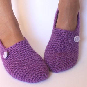 Crochet wool slippers / Wool slippers / house shoes / Handmade slippers / Crocheted slippers / knitted slippers / socks image 4