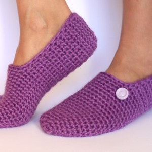 Crochet wool slippers / Wool slippers / house shoes / Handmade slippers / Crocheted slippers / knitted slippers / socks image 3