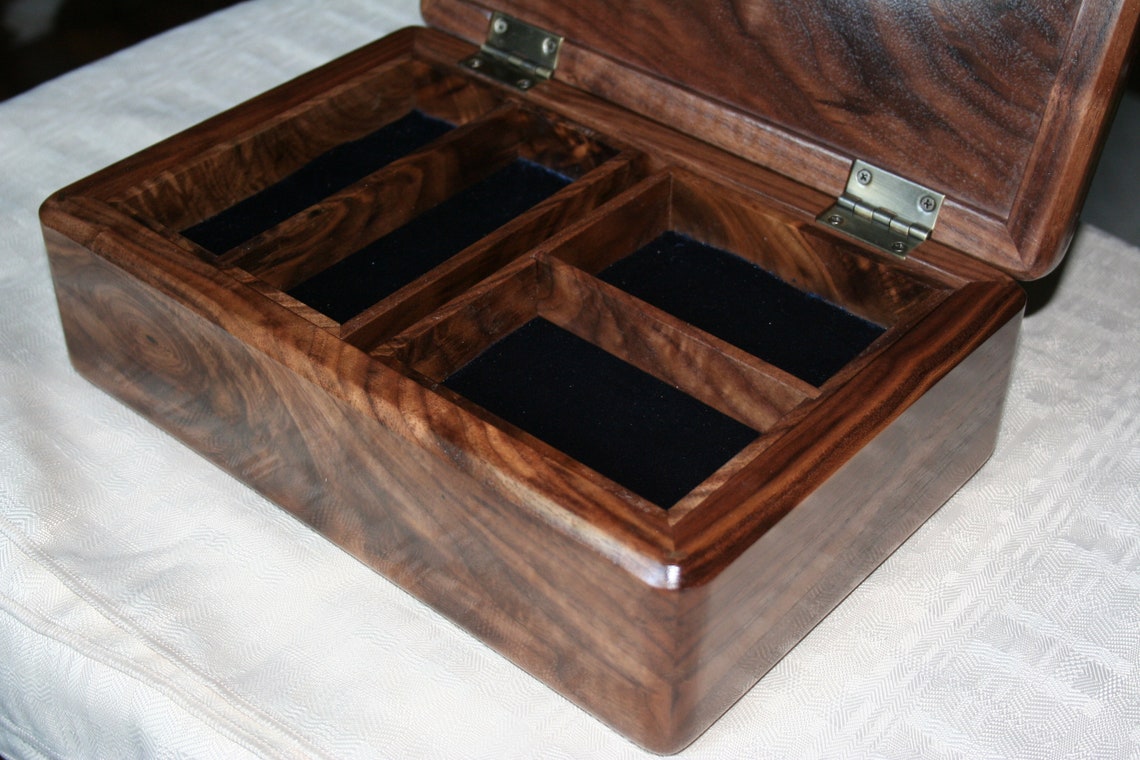 One Of A Kind Valet Box Men's Valet Box Solid Wood Etsy