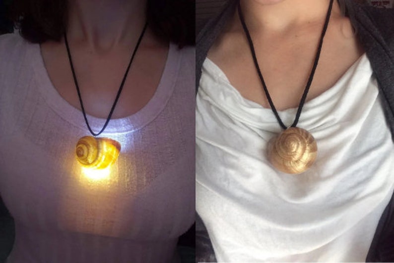 Ursula Style Snail-Shell Cosplay/Costume Necklace image 1