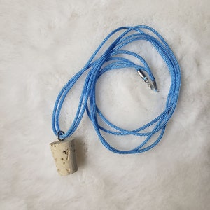 Blue Butterbeer Cork Necklace