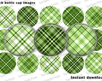 St Patty's day BCI - St. Patricks BCI - Bottle cap images - Editable images - Digital image sheet - 25mm cabochons - 1 inch circles - Green