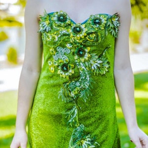 Handmade Magic Land Fairy Dress: Multicolor Adult Costume