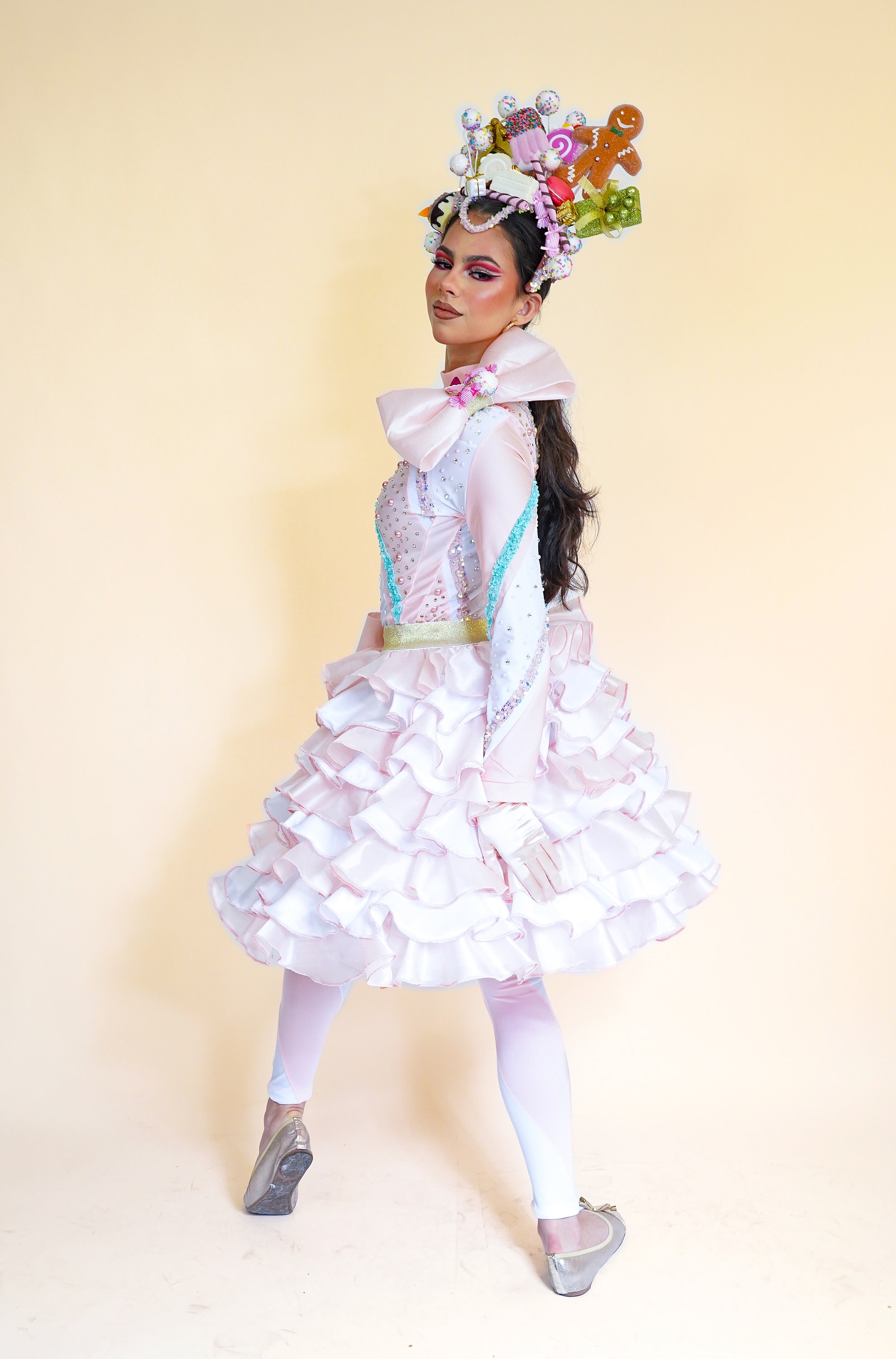 Candy Cane and Pastry Headpiece