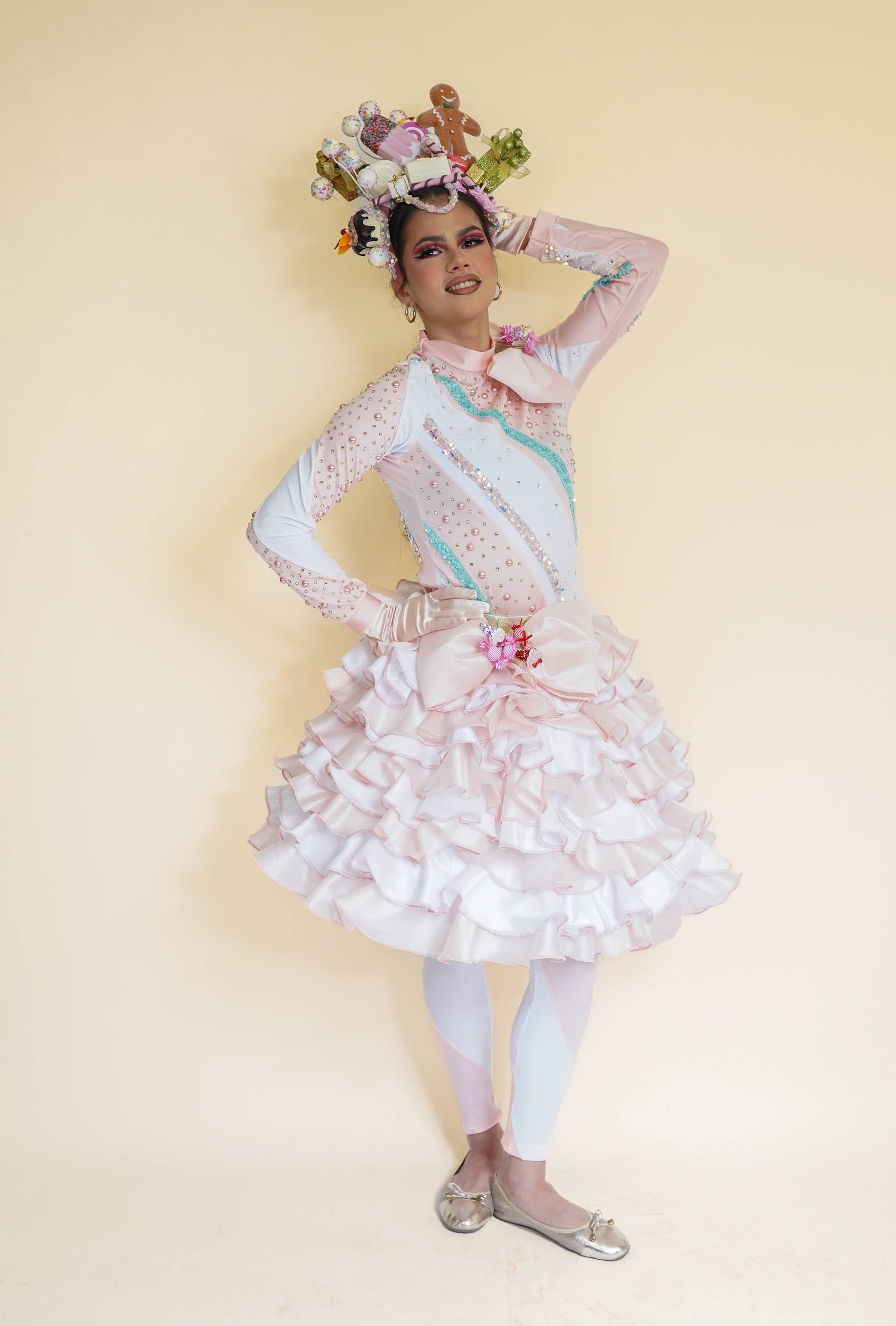 Candy Cane and Pastry Headpiece