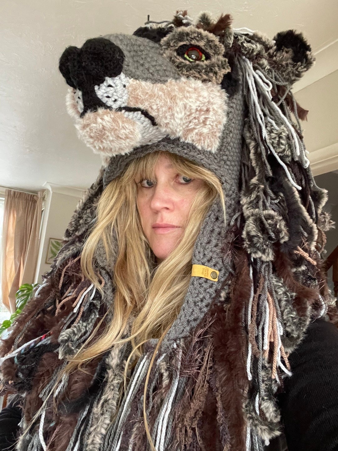 Handmade Crochet Wolf Hat: Unisex - Etsy Canada