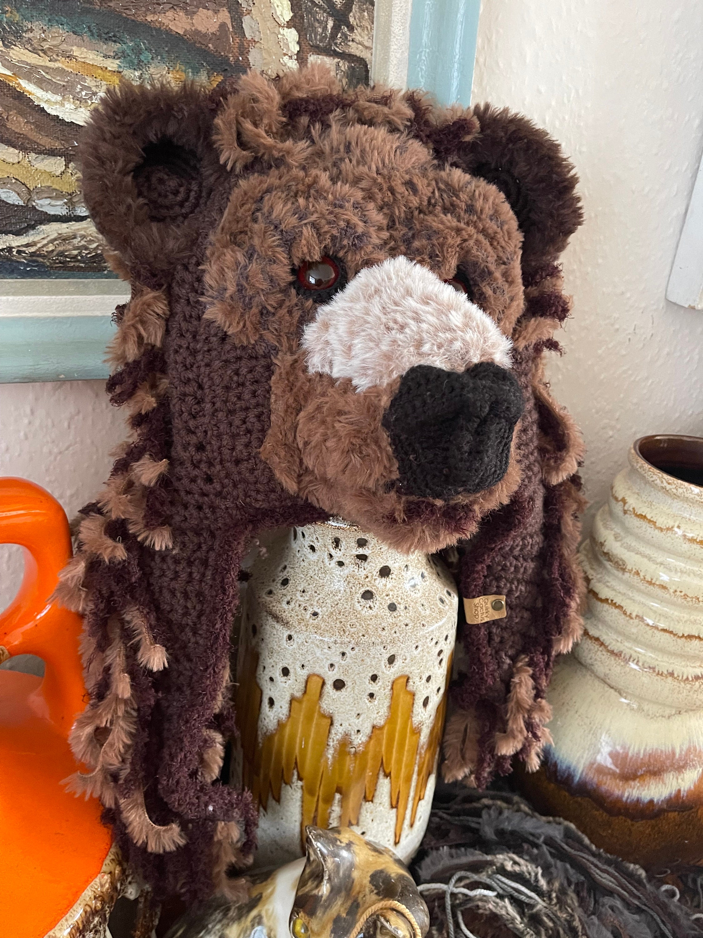 Crochet Bear Hat - Etsy
