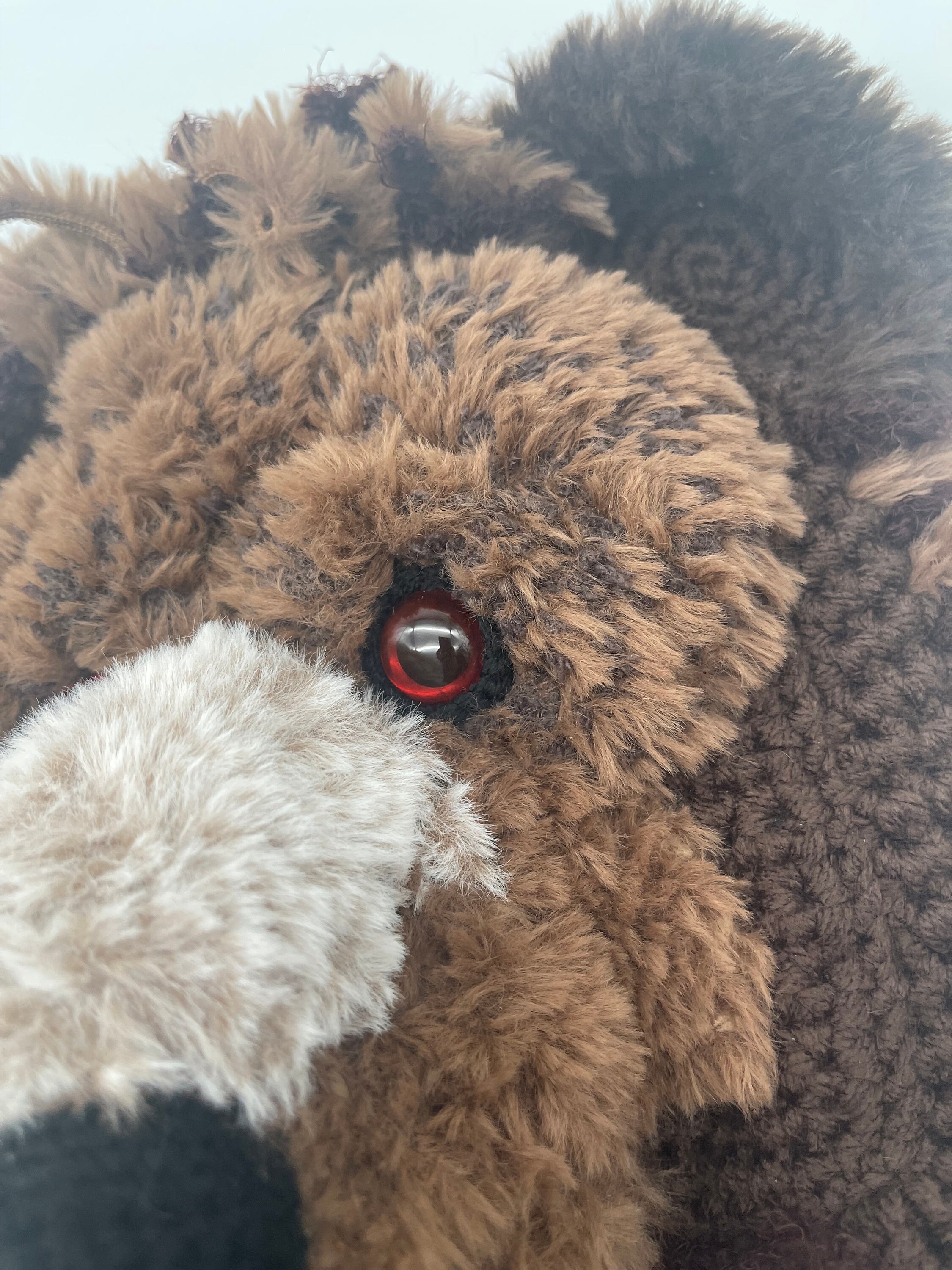 ASH ♡ bear hat 51cm tundra Crochet Bear Hat - Etsy