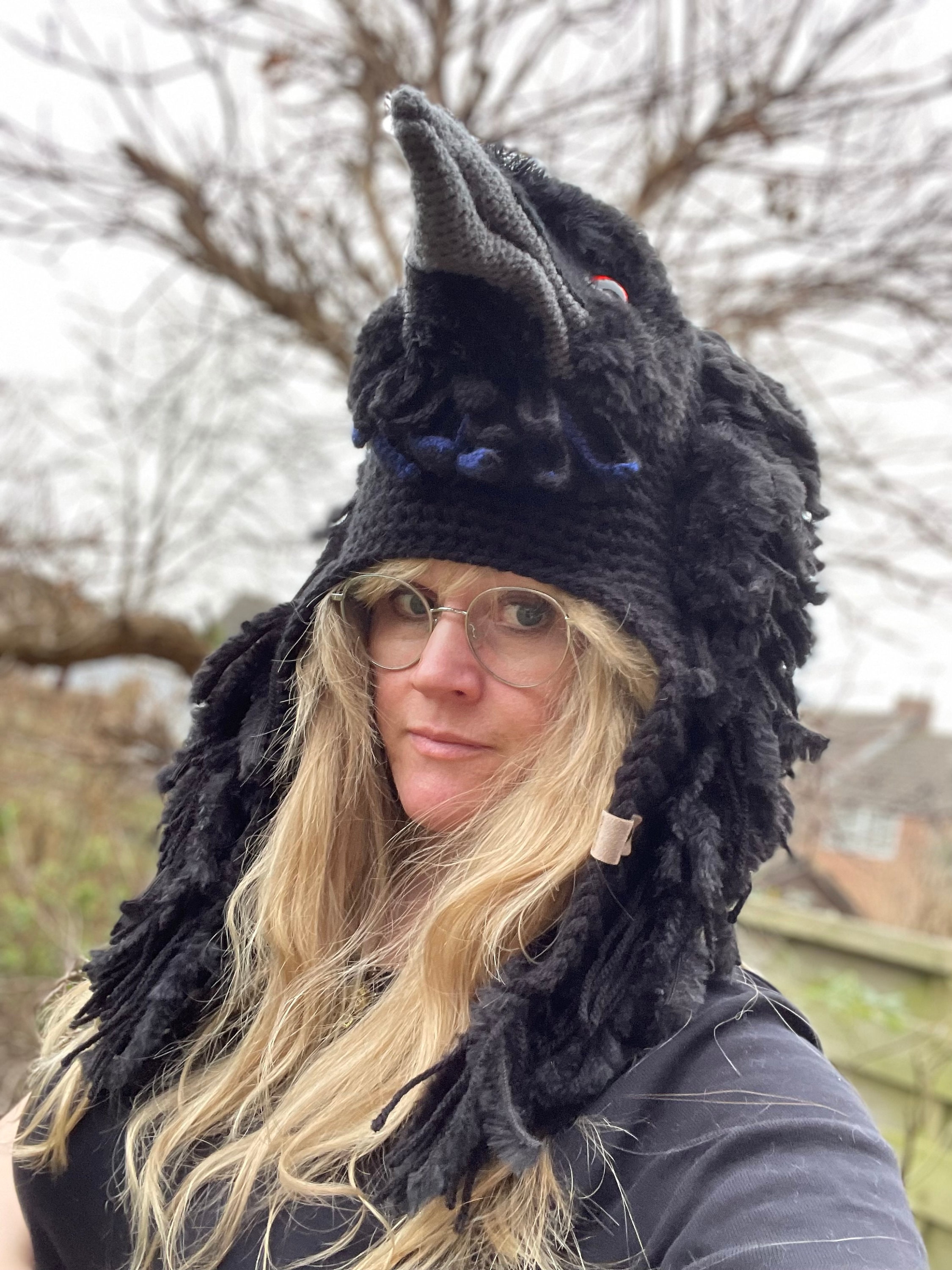 Crochet Raven Hat - Etsy