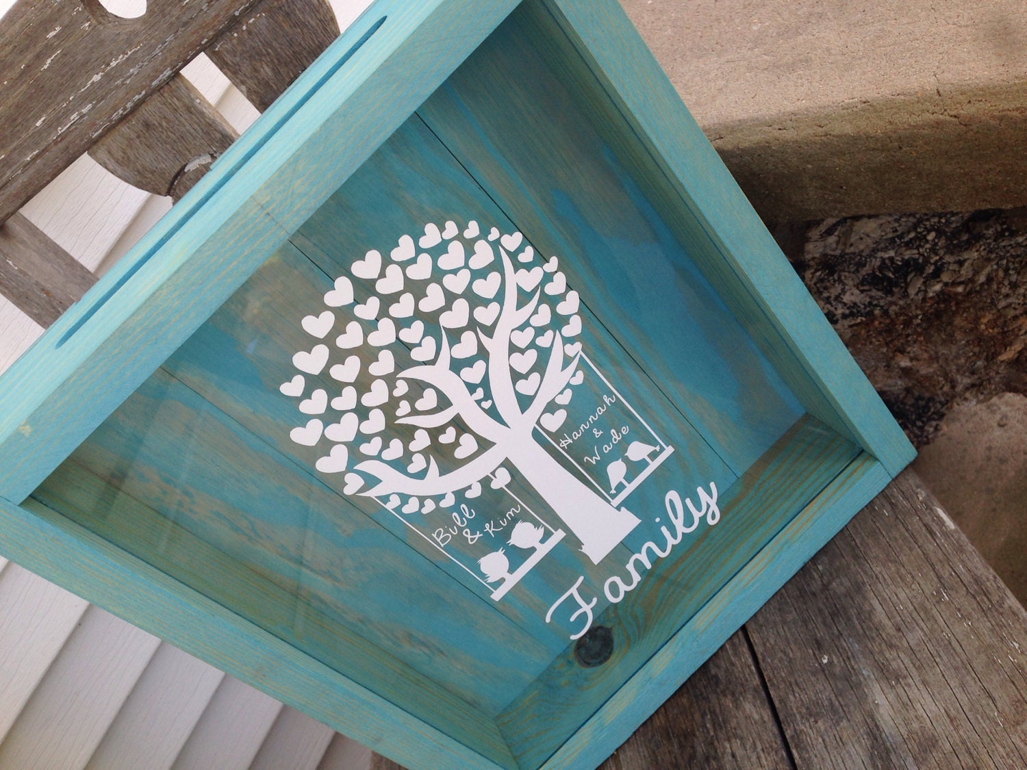 Personalized Shadow Box-Gifts for the Couple-Family Shadow | Etsy