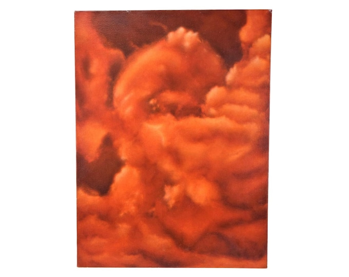 Abstract Red CloudScape Painting Skyscape Chicago Artist Kopala #17